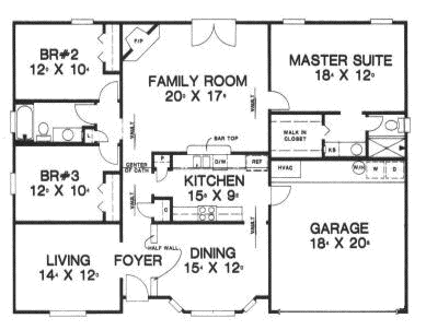 Main Floor Plan: 71-199