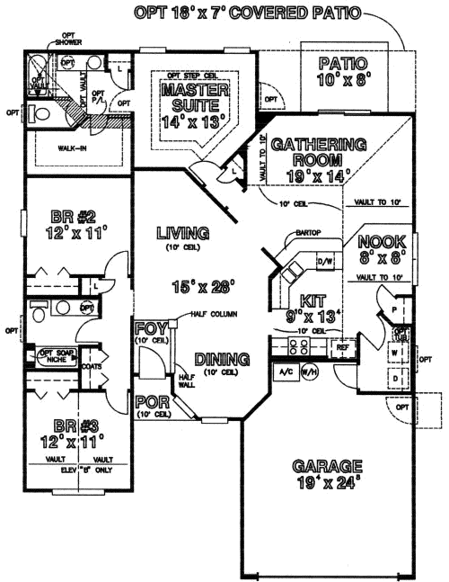 Main Floor Plan: 71-200
