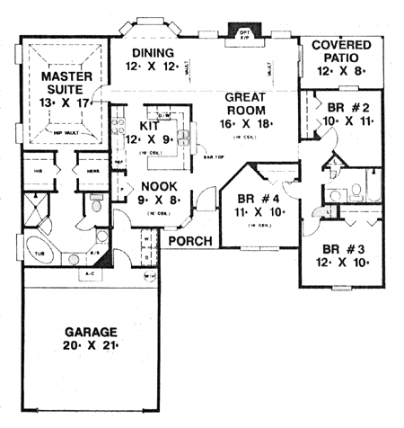 Main Floor Plan: 71-203
