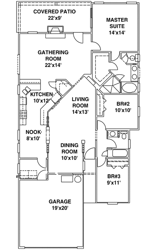 Main Floor Plan: 71-206
