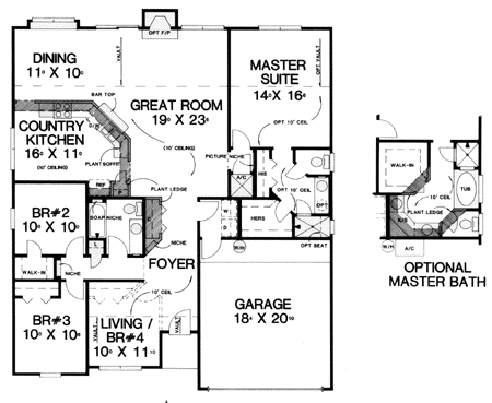 Main Floor Plan: 71-208