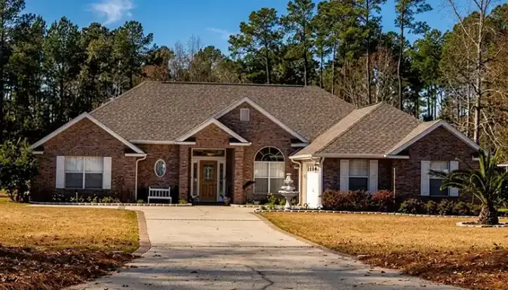 Traditional house plans 71-215 - front exterior, 1,835 sq ft, 3 bed, 2 bath house plans | Monster House Plans
