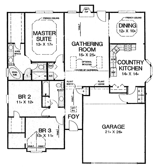 Main Floor Plan: 71-220