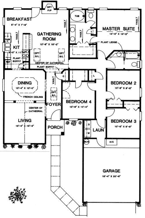 Main Floor Plan: 71-223