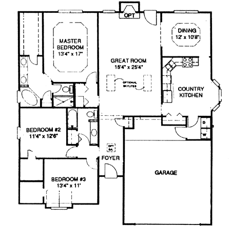 Main Floor Plan: 71-225
