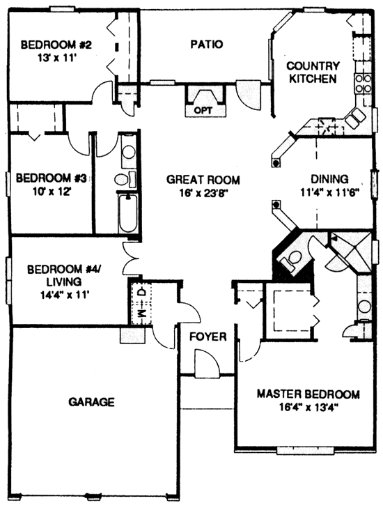 Main Floor Plan: 71-234