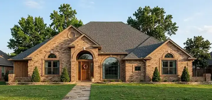 European house plans 71-237 - front exterior, 1,916 sq ft, 3 bed, 2 bath house plans | Monster House Plans