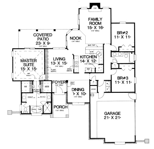 Main Floor Plan: 71-237