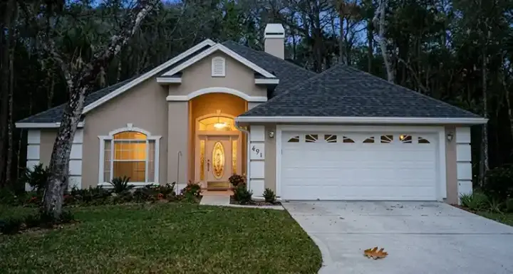 Mediterranean house plans 71-238 - front exterior, 1,918 sq ft, 3 bed, 2 bath house plans | Monster House Plans
