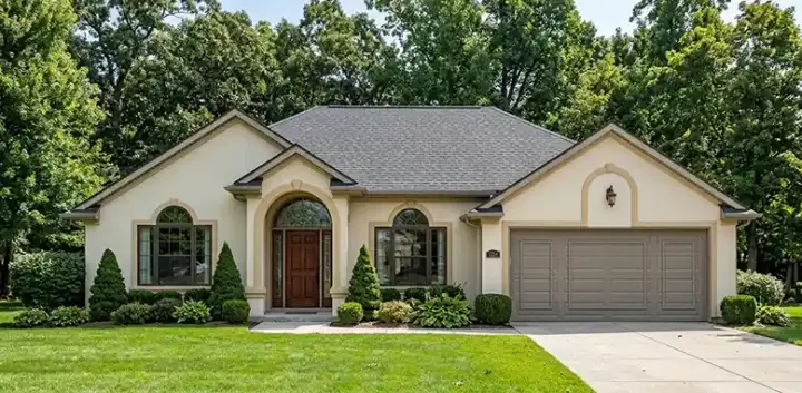 Sunbelt house plans 71-239 - front exterior, 1,918 sq ft, 3 bed, 2 bath house plans | Monster House Plans