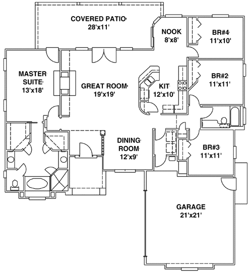 Main Floor Plan: 71-244