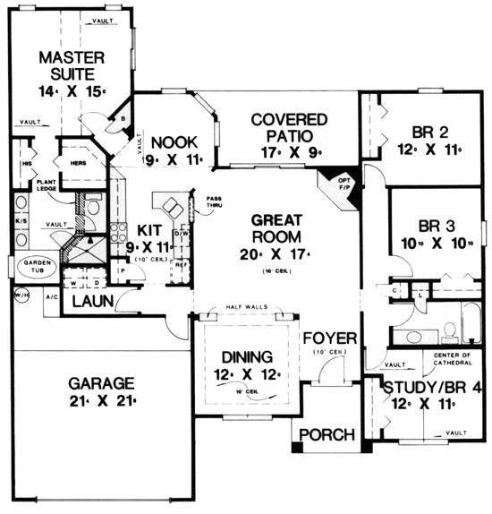 Main Floor Plan: 71-245