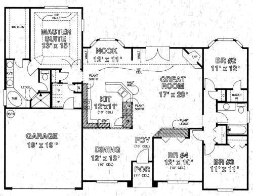 Main Floor Plan: 71-249