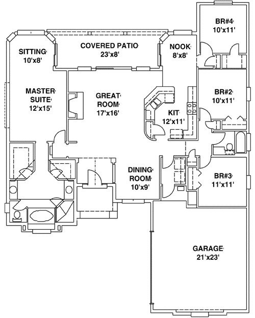 Main Floor Plan: 71-250