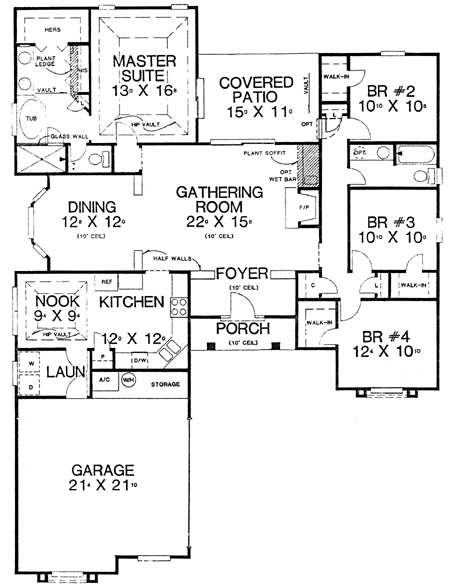 Main Floor Plan: 71-253