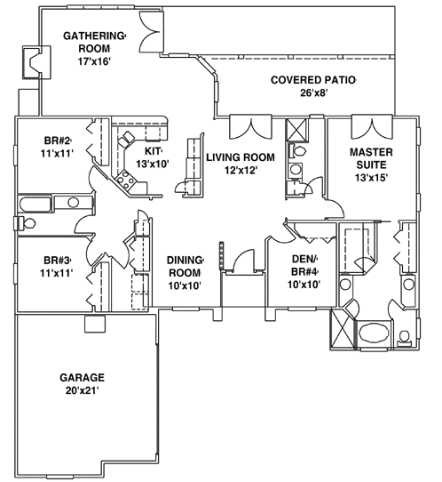 Main Floor Plan: 71-267