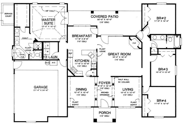 Main Floor Plan: 71-270