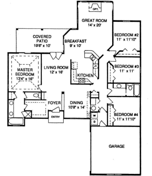 Main Floor Plan: 71-273
