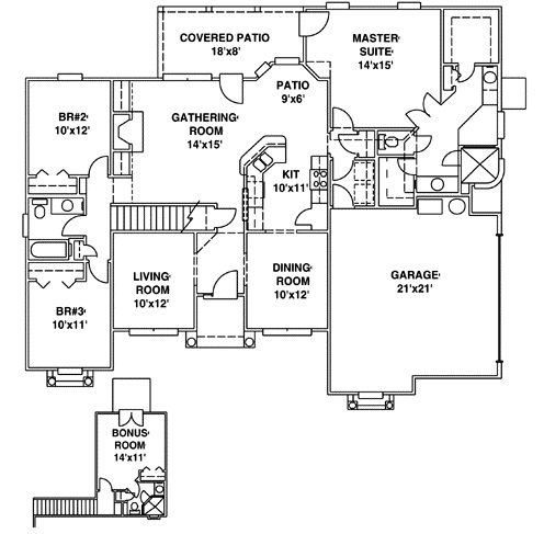 Main Floor Plan: 71-280