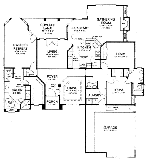 Main Floor Plan: 71-284