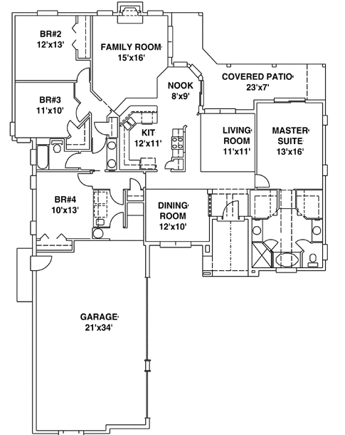 Main Floor Plan: 71-286