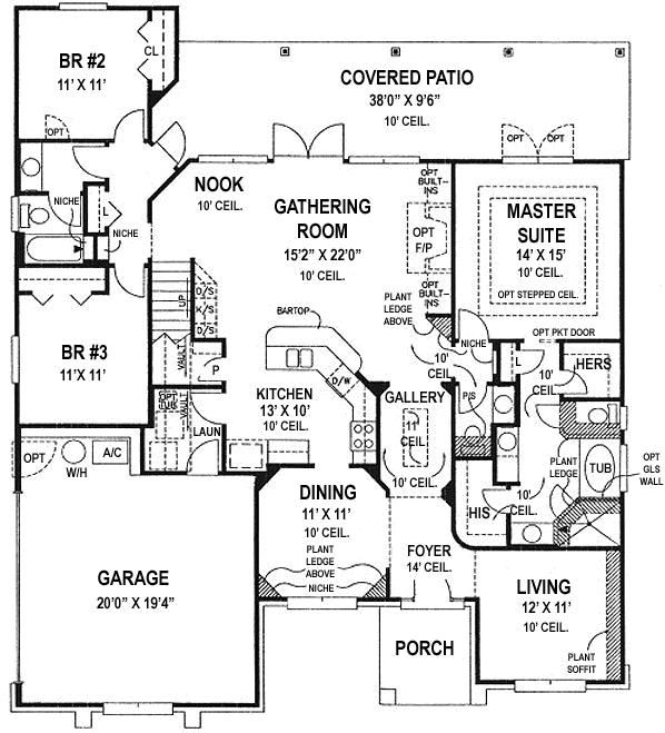 Main Floor Plan: 71-293