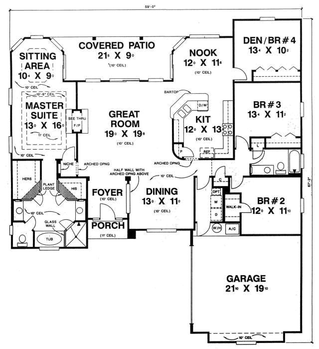 Main Floor Plan: 71-297