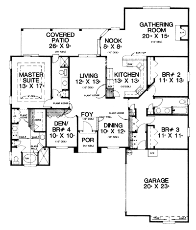 Main Floor Plan: 71-298