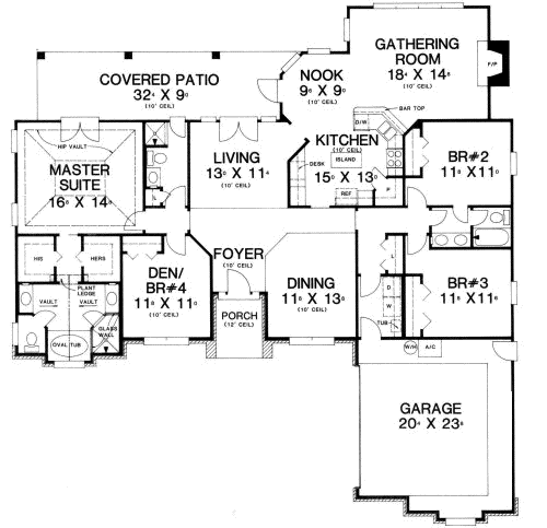 Main Floor Plan: 71-303