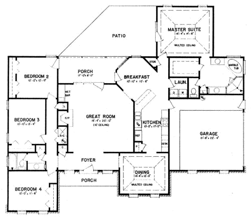 Main Floor Plan: 71-306