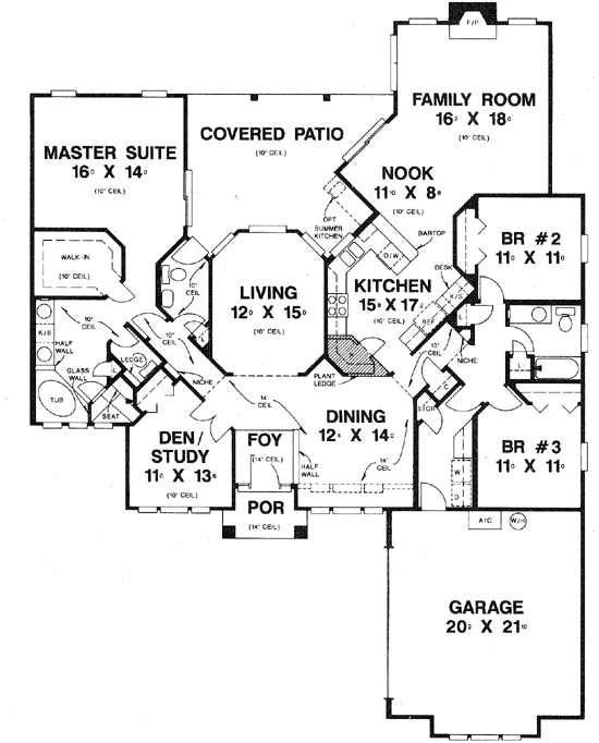 Main Floor Plan: 71-309
