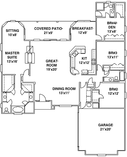 Main Floor Plan: 71-310