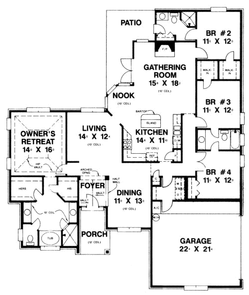Main Floor Plan: 71-319