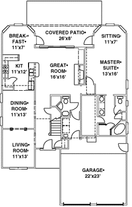Main Floor Plan: 71-320