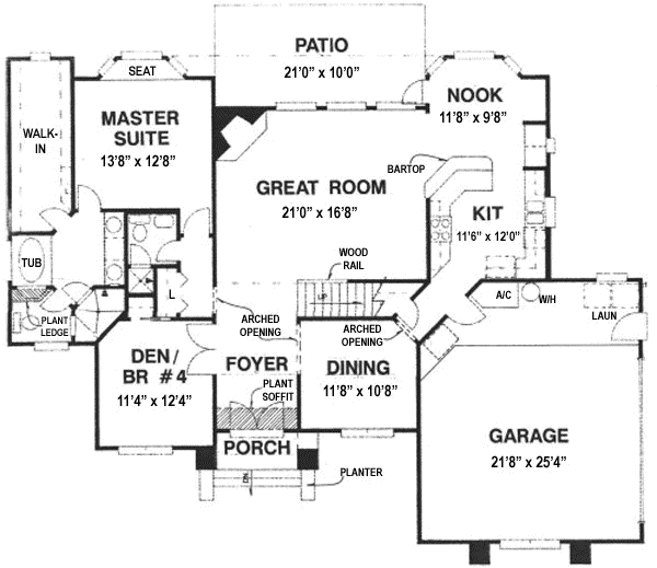 Main Floor Plan: 71-322
