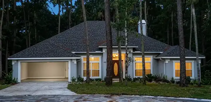 Traditional house plans 71-323 - front exterior, 2,428 sq ft, 4 bed, 3 bath house plans | Monster House Plans