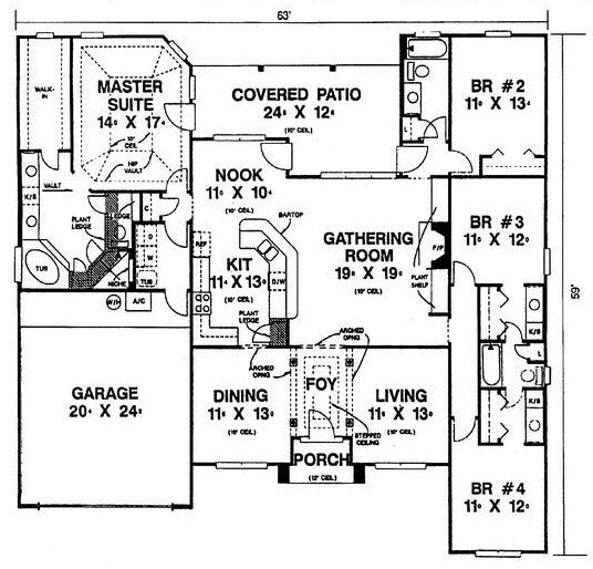 Main Floor Plan: 71-323