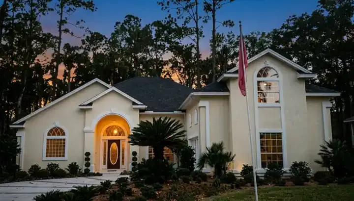 Mediterranean house plans 71-332 - front exterior, 2,480 sq ft, 4 bed, 3 bath house plans | Monster House Plans