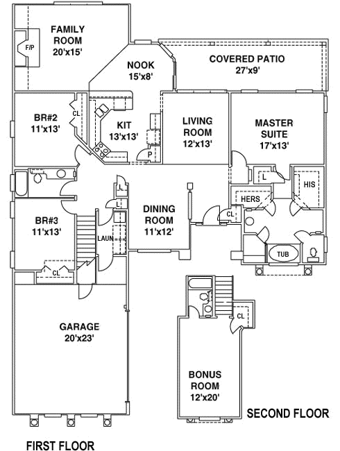 Main Floor Plan: 71-335