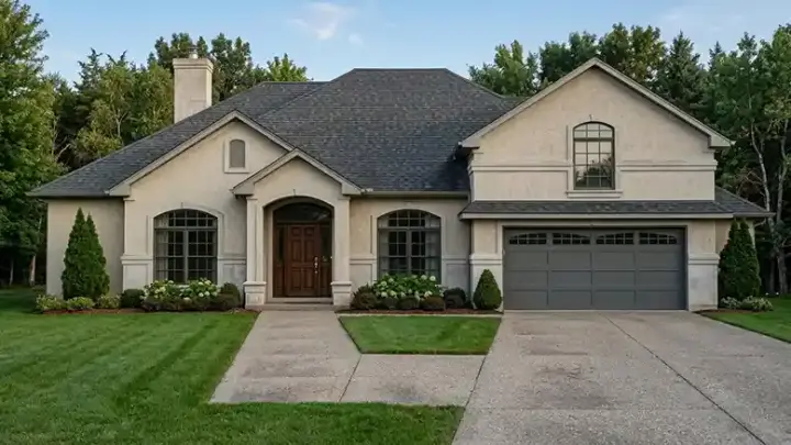 Mediterranean house plans 71-337 - front exterior, 2,506 sq ft, 4 bed, 3 bath house plans | Monster House Plans