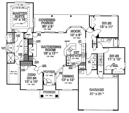 Main Floor Plan: 71-337