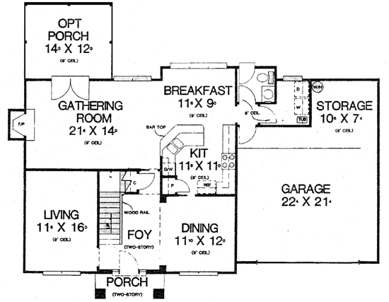 Main Floor Plan: 71-341