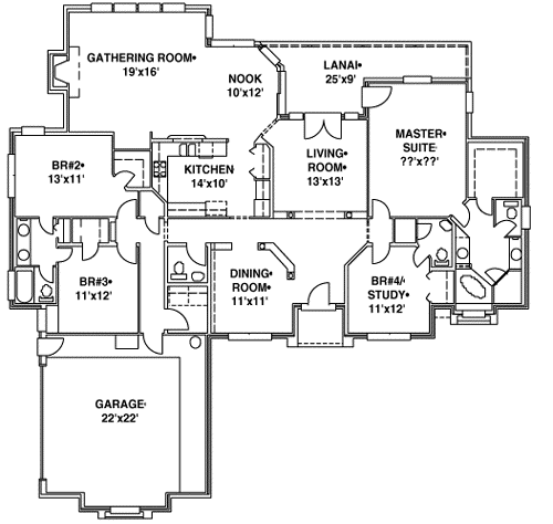 Main Floor Plan: 71-344