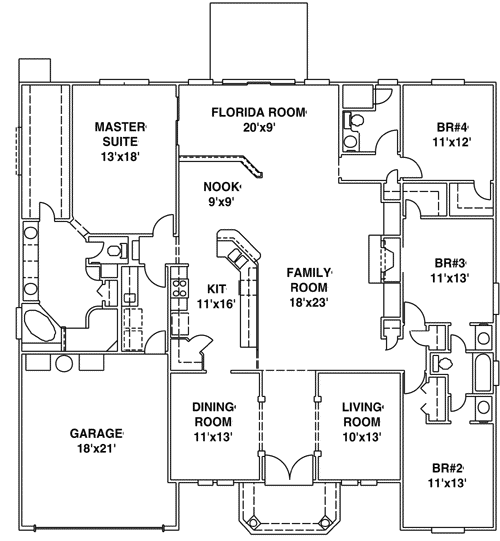 Main Floor Plan: 71-359