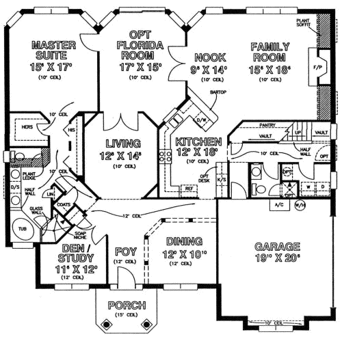 Main Floor Plan: 71-364