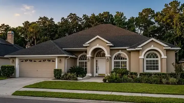 Mediterranean house plans 71-365 - front exterior, 2,826 sq ft, 4 bed, 4 bath house plans | Monster House Plans