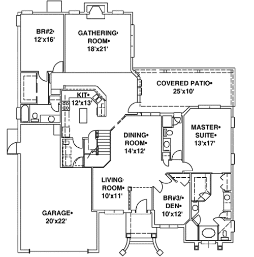 Main Floor Plan: 71-365
