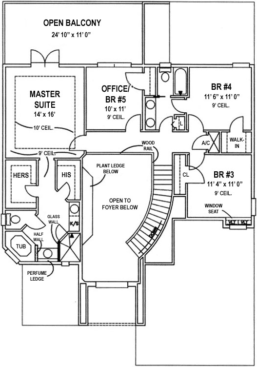 Upper/Second Floor Plan: 71-367