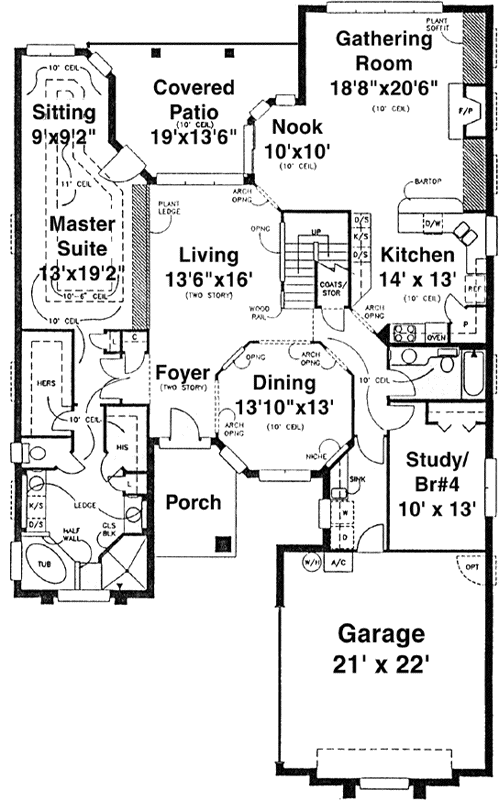 Main Floor Plan: 71-369