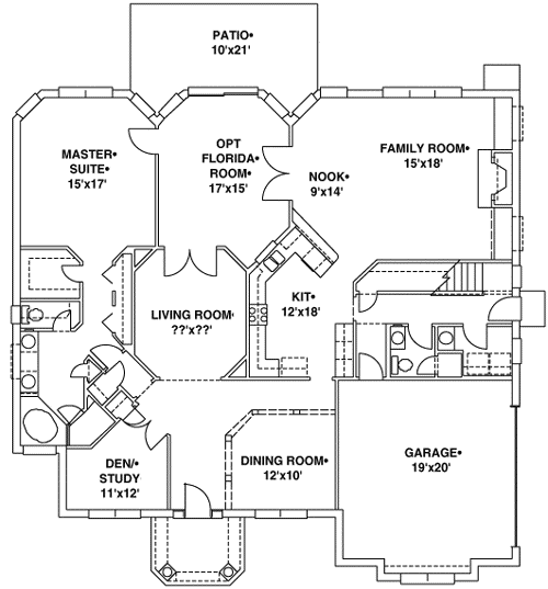 Main Floor Plan: 71-371